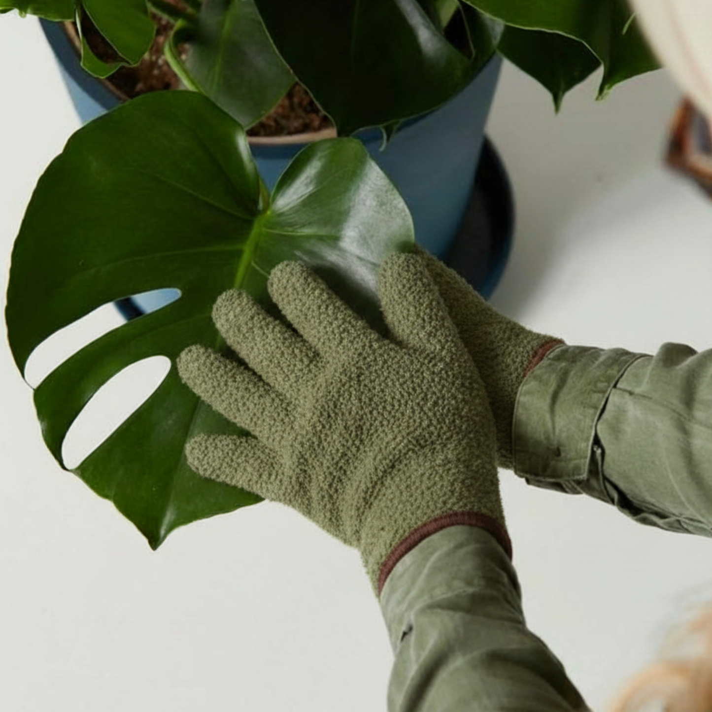 Guantes de microfibra