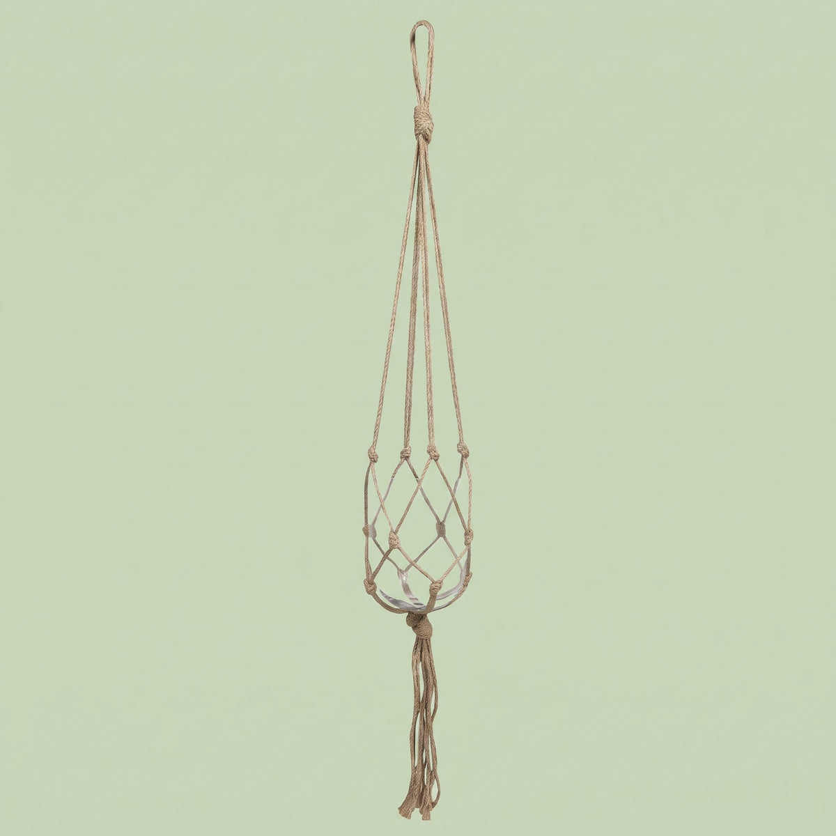 Brown plant pot hanger