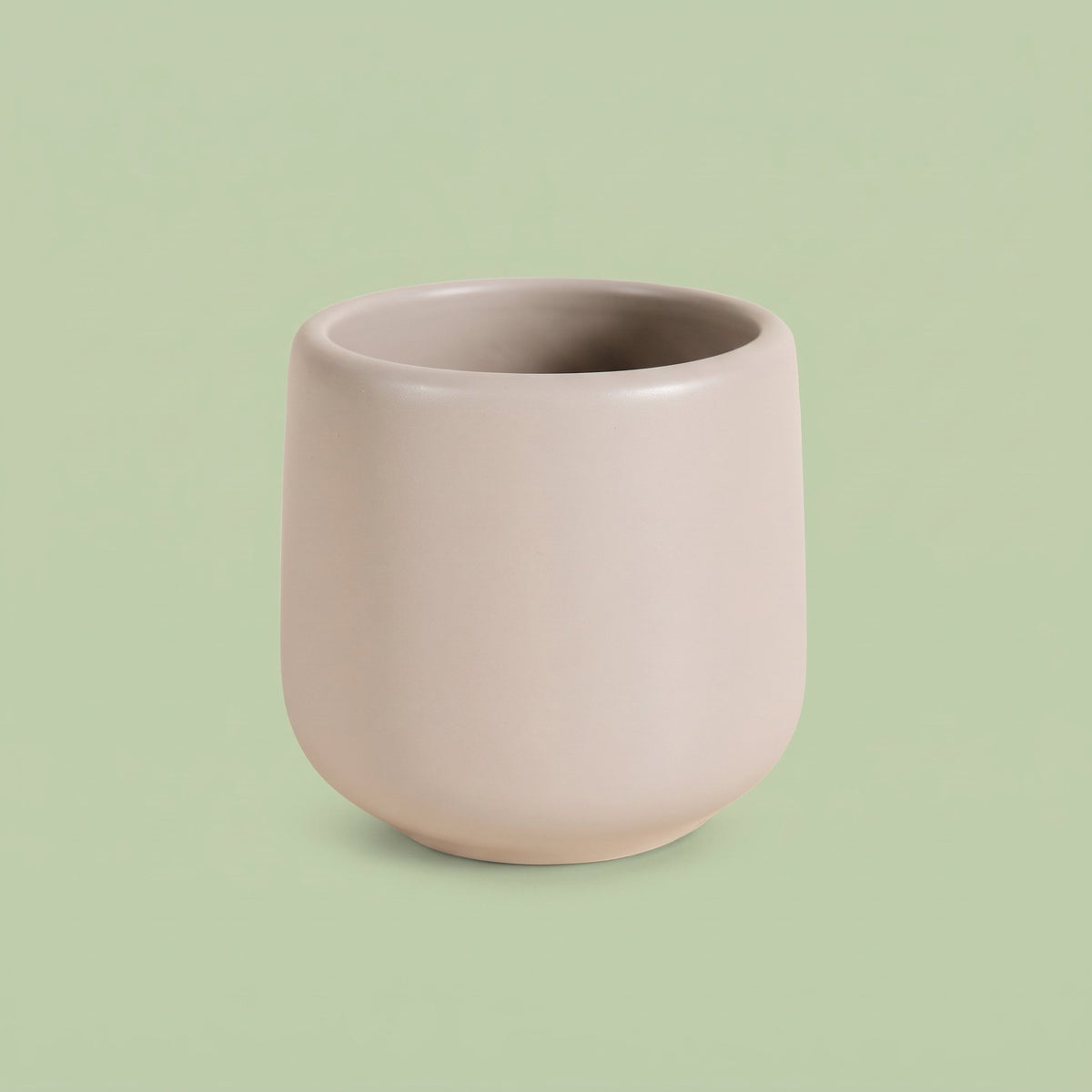 Amber Pot Matt Taupe