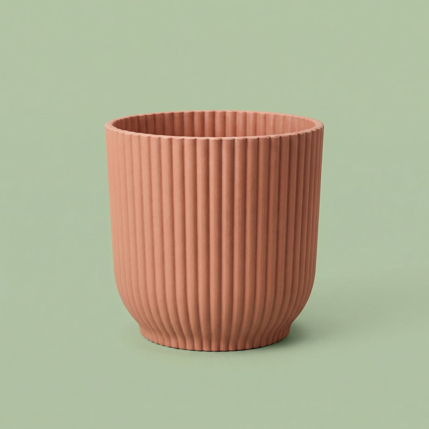 Ribbed Texture Planter - Pink 7 cm - pots