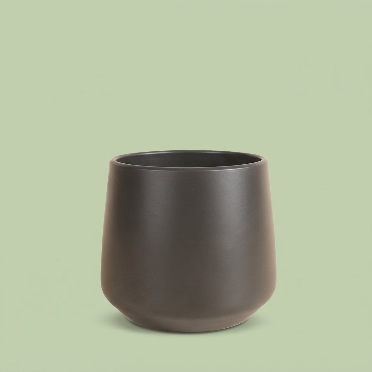 Amber Pot Matt Dark Grey