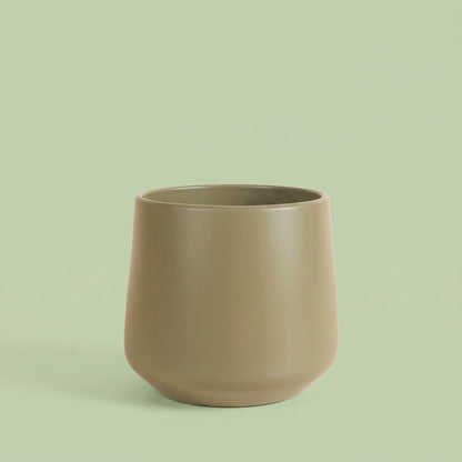 Amber Pot Matt Green