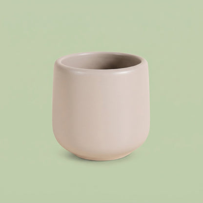Amber Pot Matt Taupe