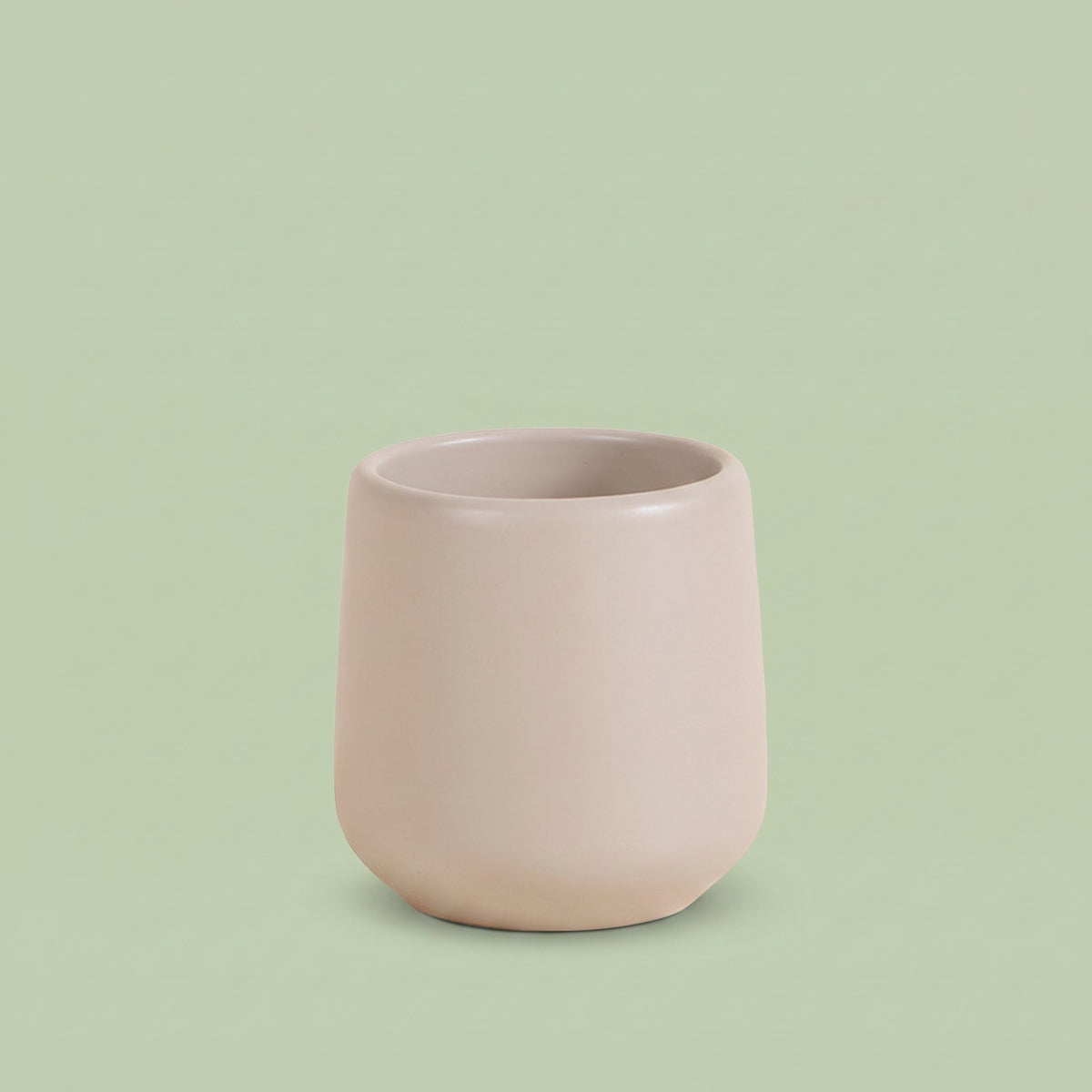 Amber Pot Matt Taupe