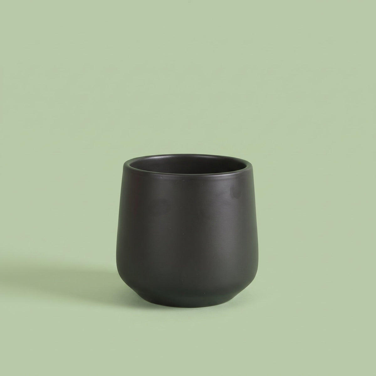 Amber Pot Matt Dark Grey