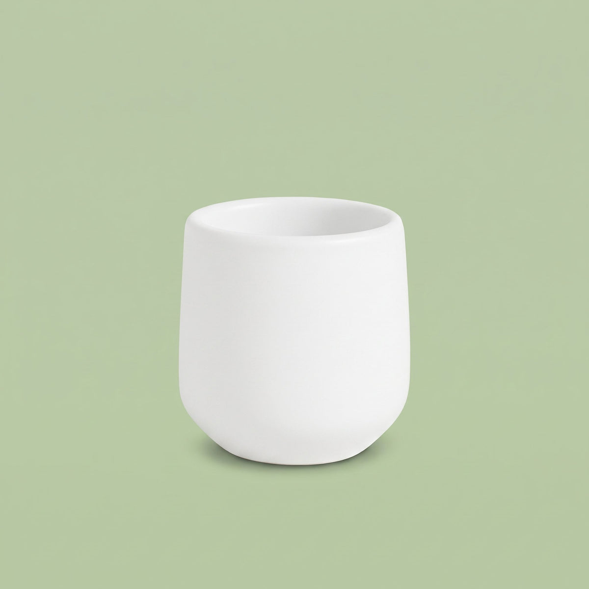 Amber Pot Matt White