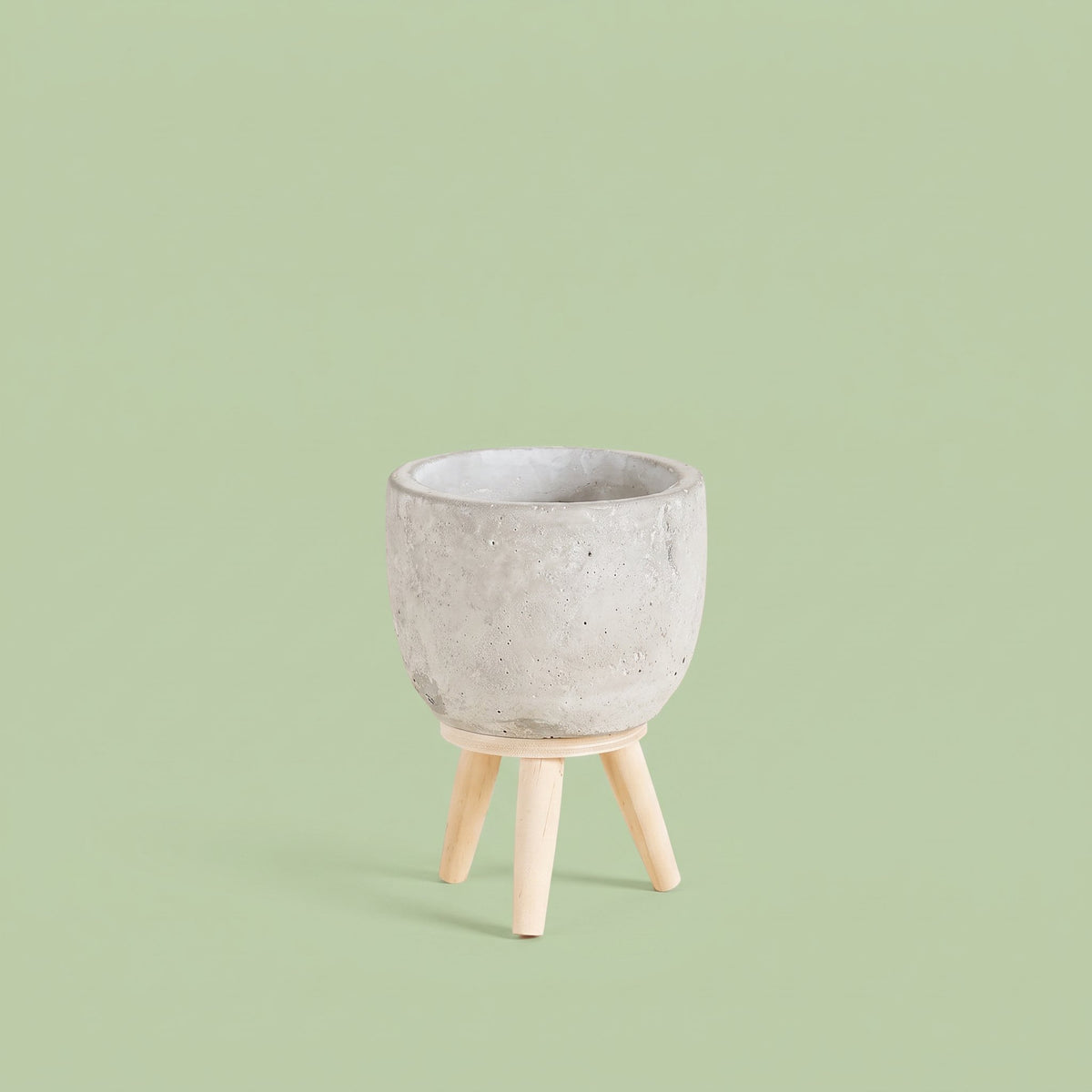 Jimmy Pot on Stand Light Grey