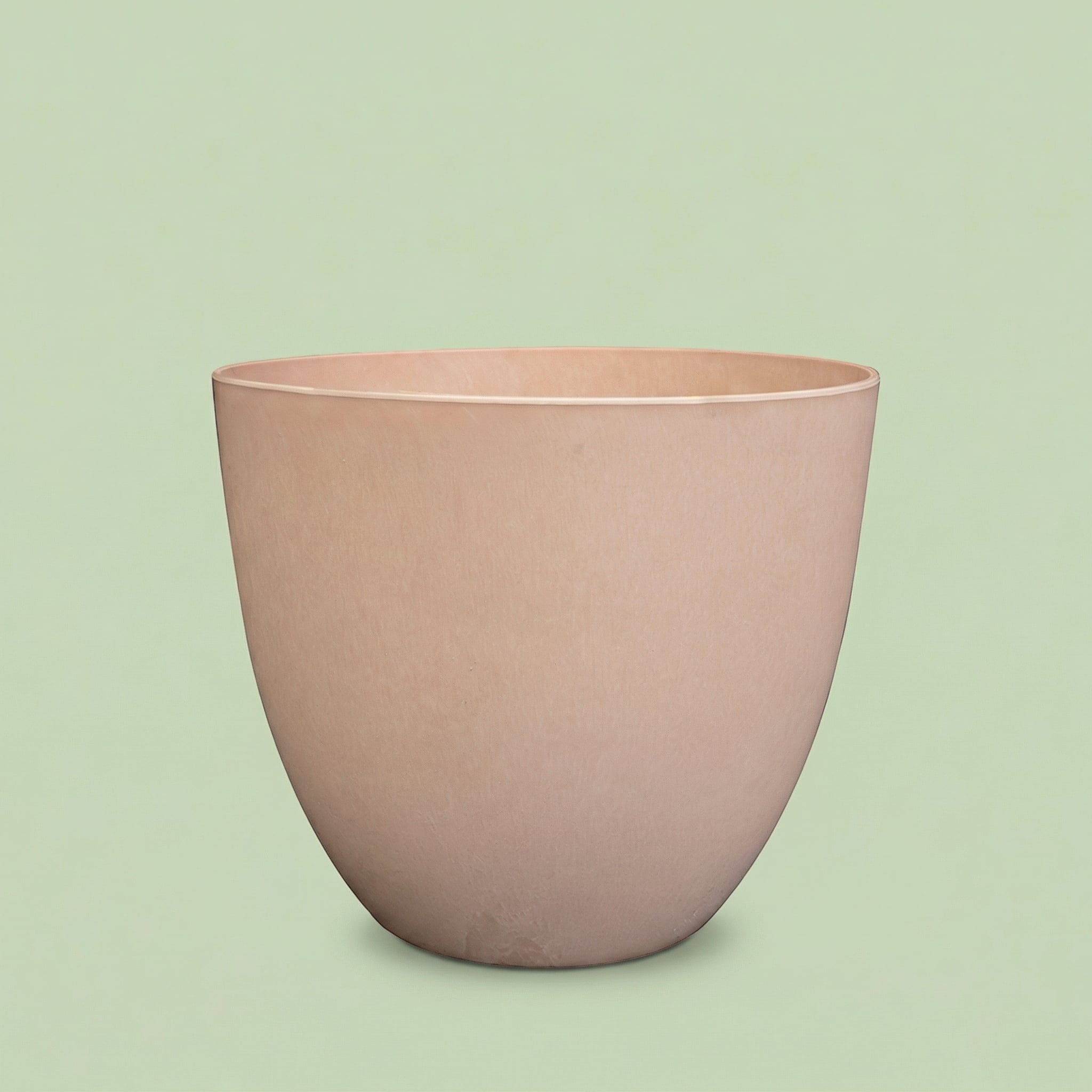 Stone Effect Planter - Soft Pink 17 cm - pots